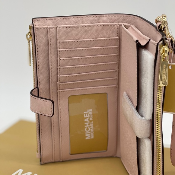 Michael Kors Double Zip Wallet Wristlet - Picture 8 of 11